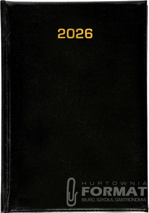 Kalendarz 2026 dzienny A5 Baladek czarny 1