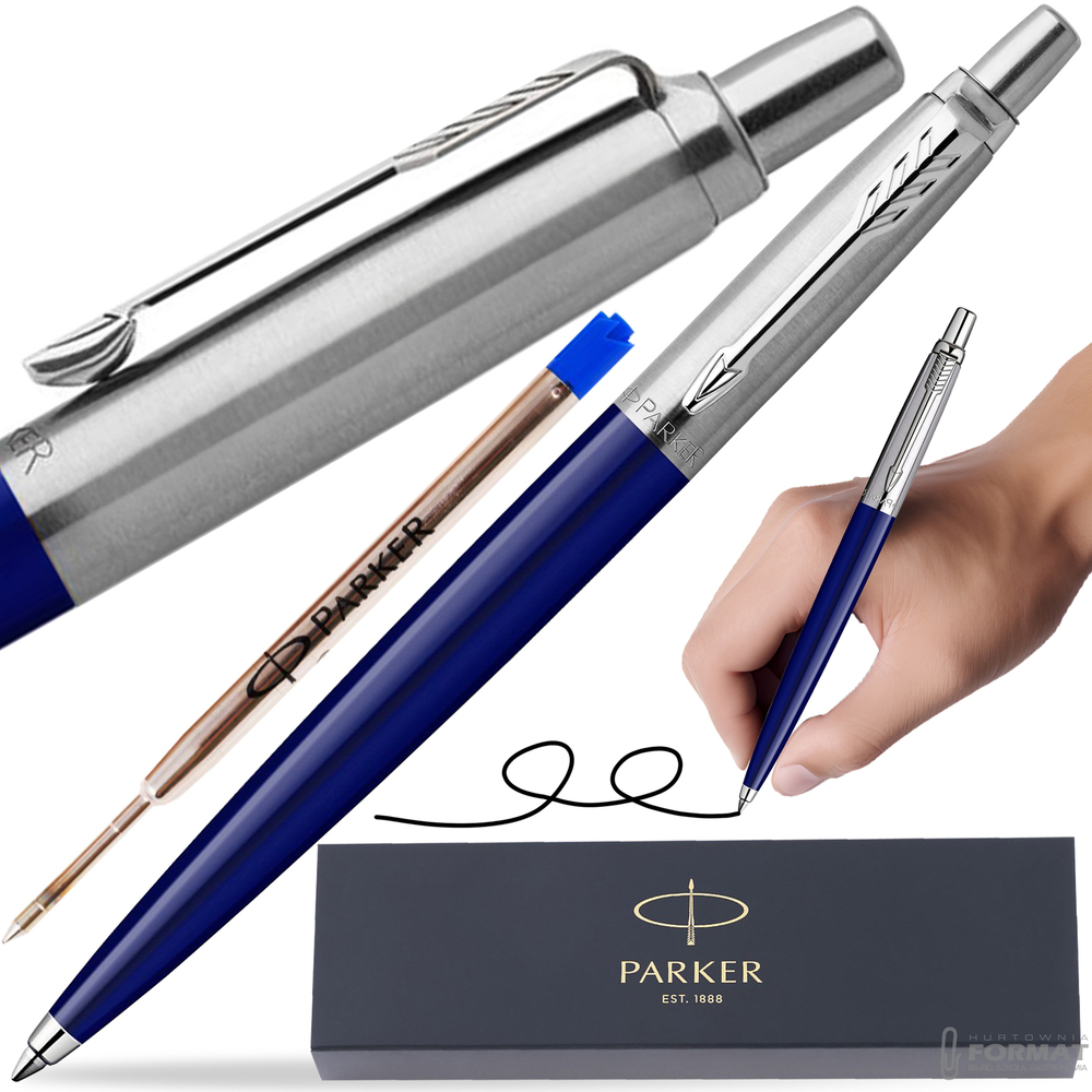 DŁUGOPIS PARKER JOTTER CZARNY WKŁAD NA PREZENT MATURĘ ELEGANCKIE OPAKOWANIE 1