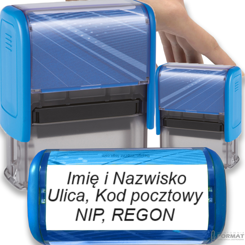 PIECZĄTKA TRODAT 8911 DO 4 LINII FIRMOWA IMIENNA BIUROWA PROJEKT + GUMKA 1