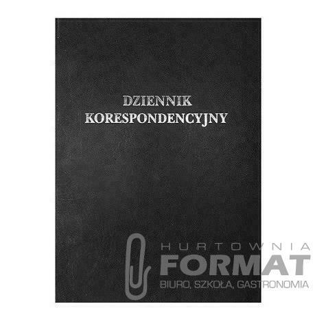 DZIENNIK  KORESPONDENCYJNY A4/300K BARBARA czarny 1