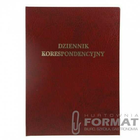DZIENNIK  KORESPONDENCYJNY A4/300K BARBARA BORDO 1