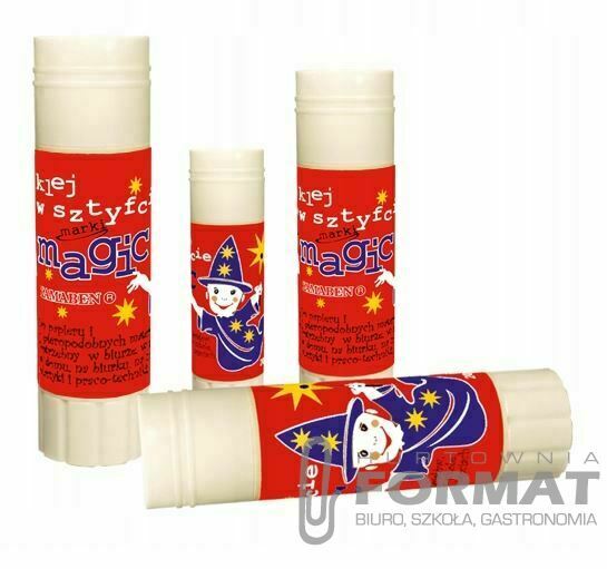 Klej MAGIC w sztyfcie 20 g BIAŁA NAKRĘTKA 1