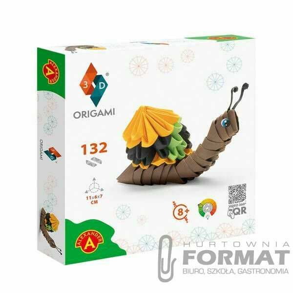 ORIGAMI 3D - ŚLIMAK / SNAIL  FSC MIX CREDIT 1