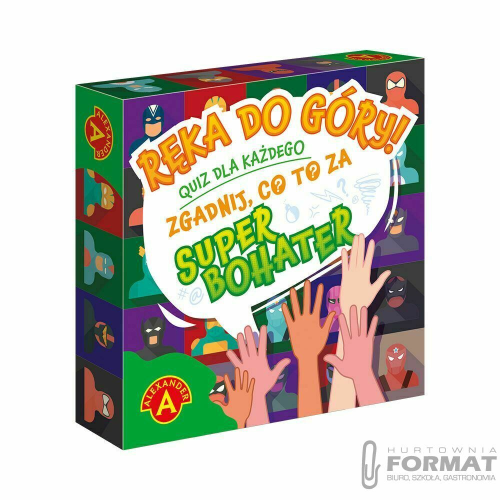 GRA PLANSZOWA QUIZ RĘKA DO GÓRY-SUPERBOHATE 1
