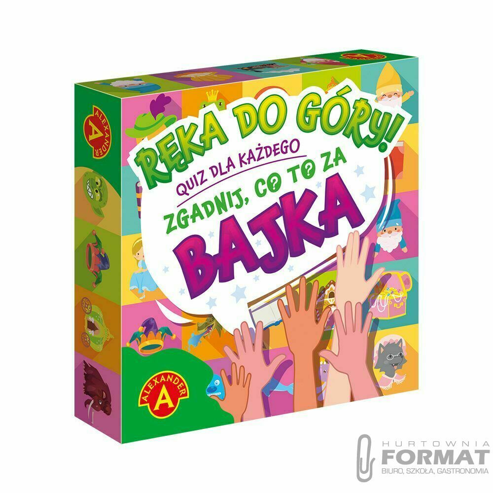 GRA PLANSZOWA QUIZ RĘKA DO GÓRY-BAJKA 1