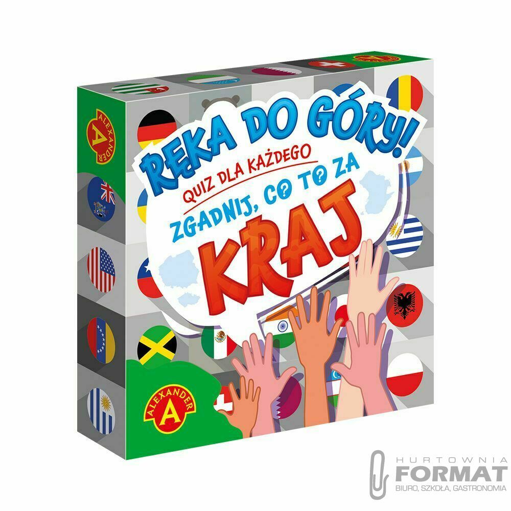 GRA PLANSZOWA QUIZ RĘKA DO GÓRY-KRAJ 1
