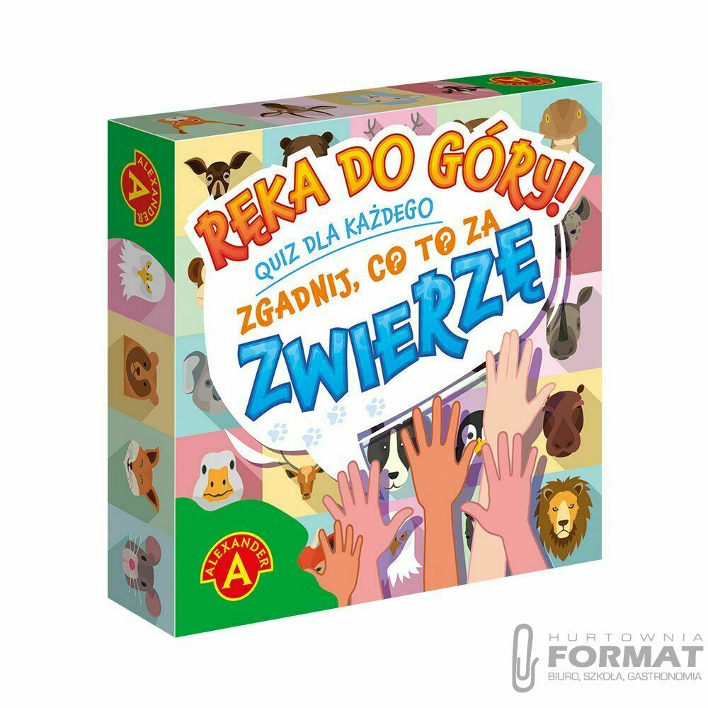 GRA PLANSZOWA QUIZ RĘKA DO GÓRY-ZWIERZĘ 1