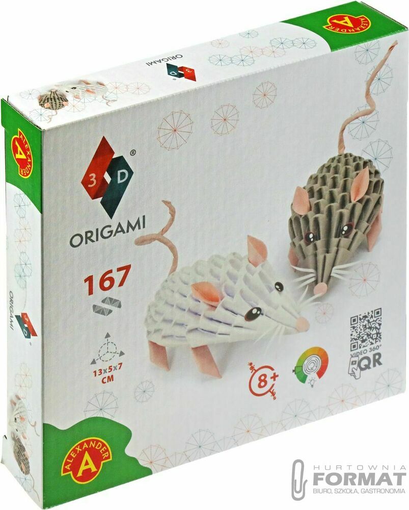 Alexander Origami 3D. Myszki 1