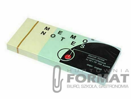 NOTES SAMOPRZYLEPNY TT  40/50 A3 KOLOR MIX 1