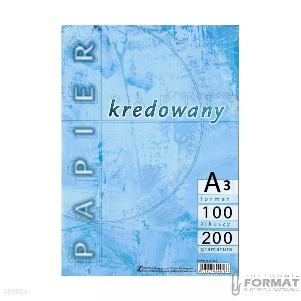 Kreska Papier kredowany A3 200g 100 arkuszy 1