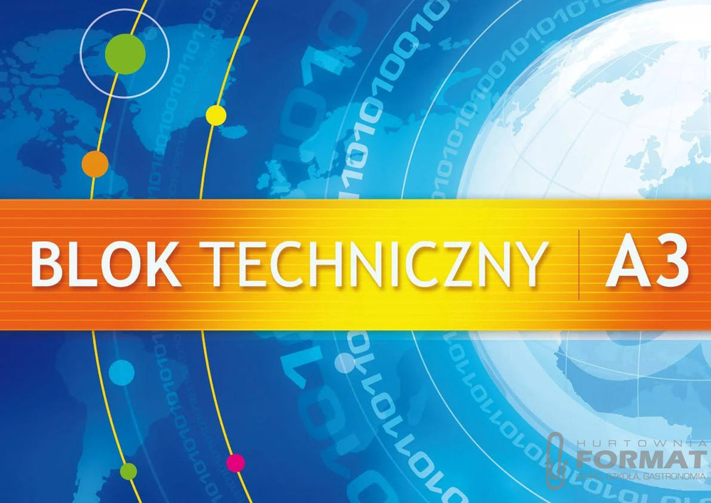 Kreska Blok techniczny biały A3-250 g/m2 10 kartek 1