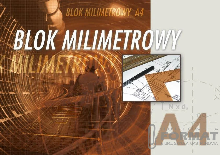 Kreska Blok milimetrowy A4 20 kartek 1