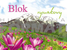 Blok rysunkowy A3/20 Kreska Biały Premium 100g/m2 1