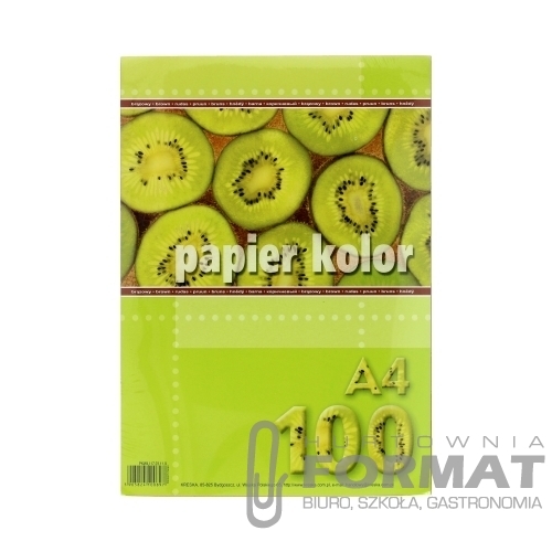 PAPIER KSERO KOLOR A100 BRĄZOWY KRESKA 1
