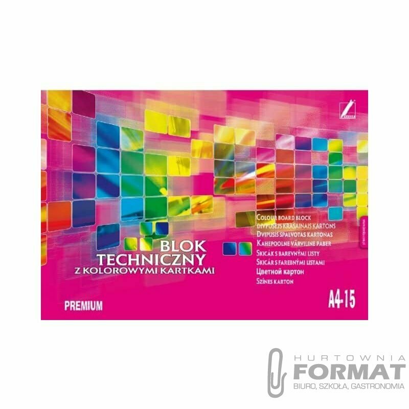 Blok techniczny A3/15 kolor Kreska PREMIUM 1