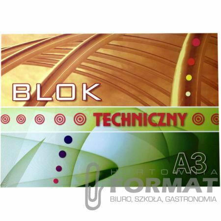 Blok techniczny A3 10 kartek Kreska 1
