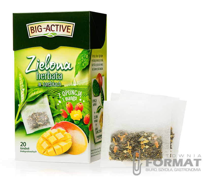 Herbata BIG ACTIVE zielona z opuncją i mango 1