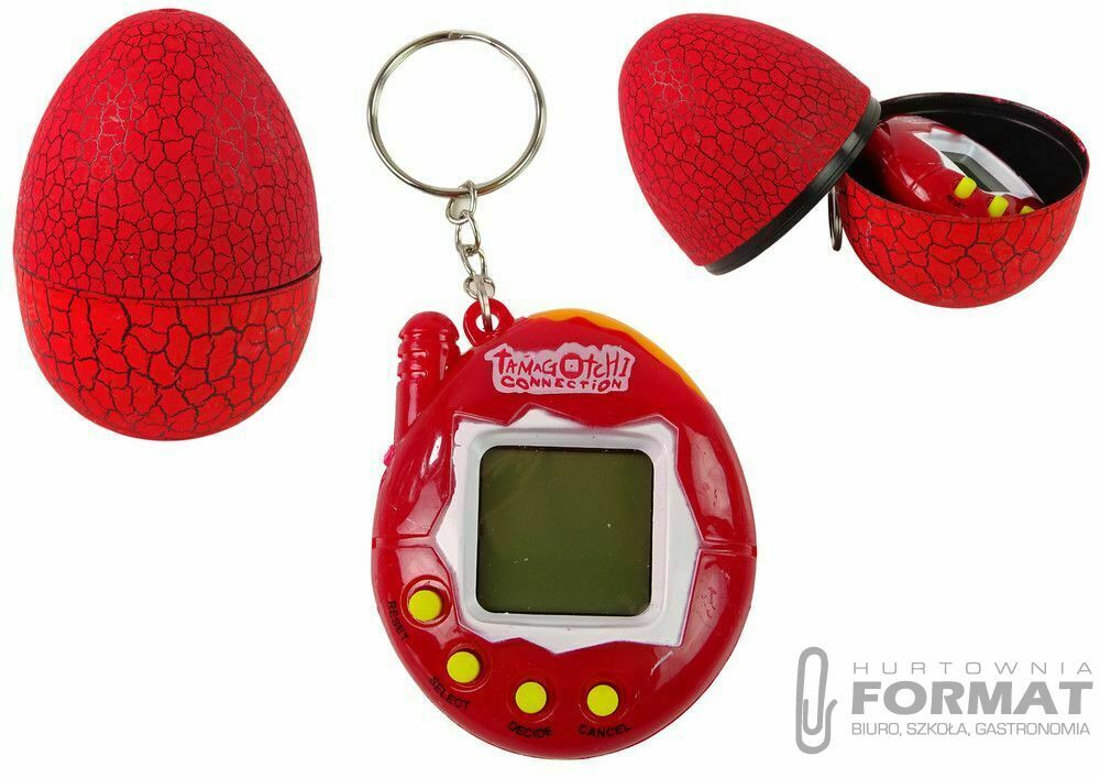 Tamagotchi w Jajku Gra Elekt. Zwierzątko Czerwone 1
