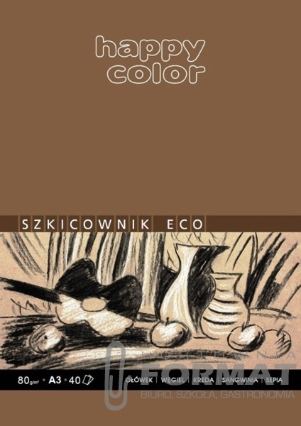 Papier szkicowy ECO A3 blok 40 kartek 1