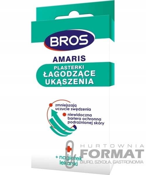 Bros Amarius plasterki łagodzące ukąszenia 20 szt 1