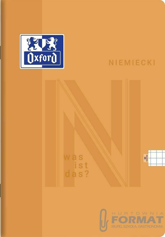 ZESZYT A5/60 # OXFORD 90G NIEMIECKI 1