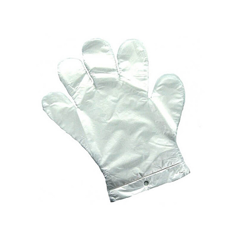 Rękawice rękawiczki foliowe ochronne HDPE 100 szt. 1