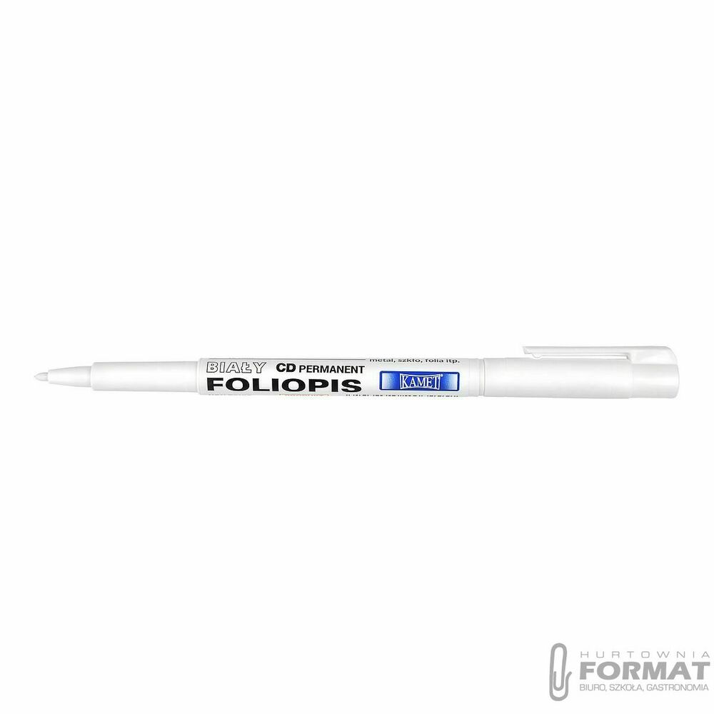 FOLIOPIS MARKER permanentny BIAŁY KAMET 1