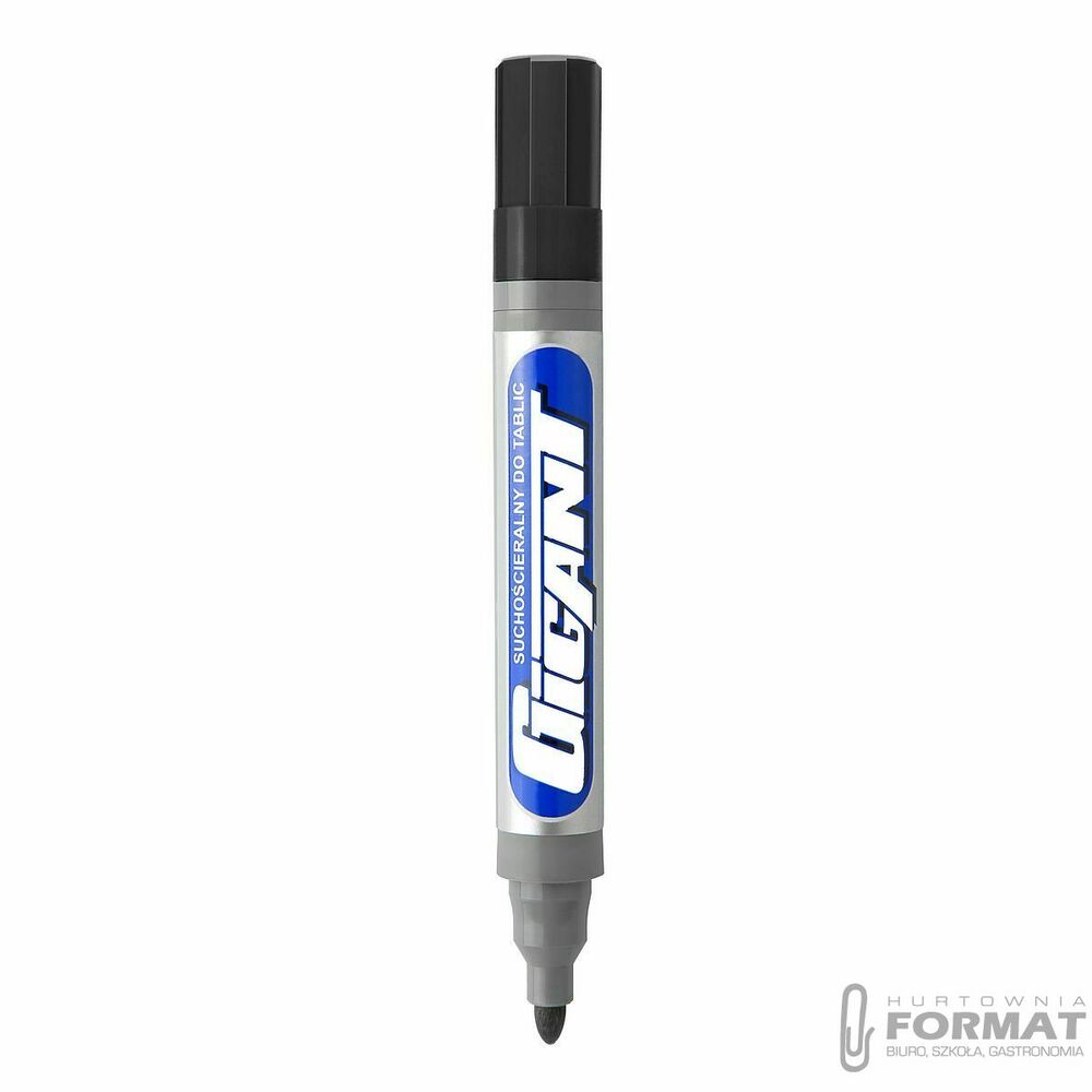 Marker suchościeralny Kamet GIGANT, czarny 1,5-2,5mm okrągła końcówka (K-1101) 1