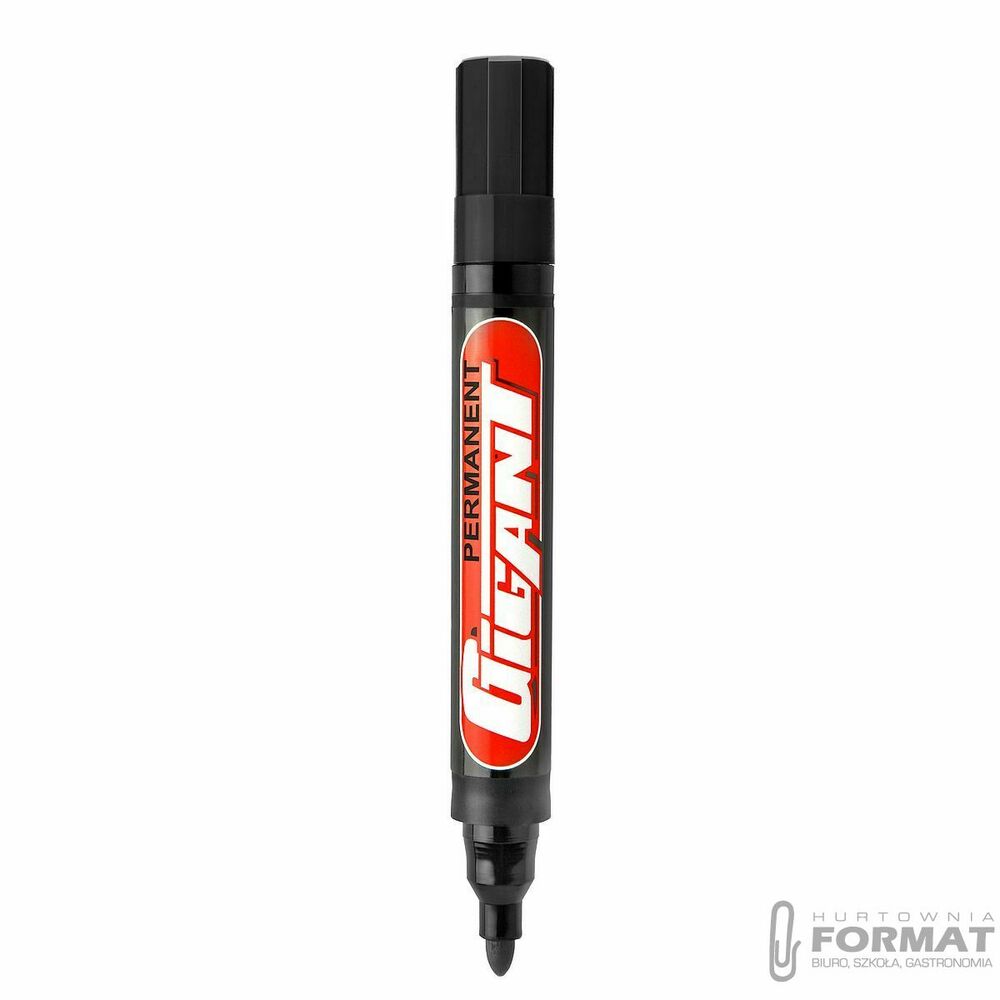 Marker wodoodporny Gigant czarny Kamet 1