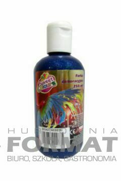 FARBY PLAKATOWE 250ML BROKATOWA OTOCKI NIEBIESKA 1
