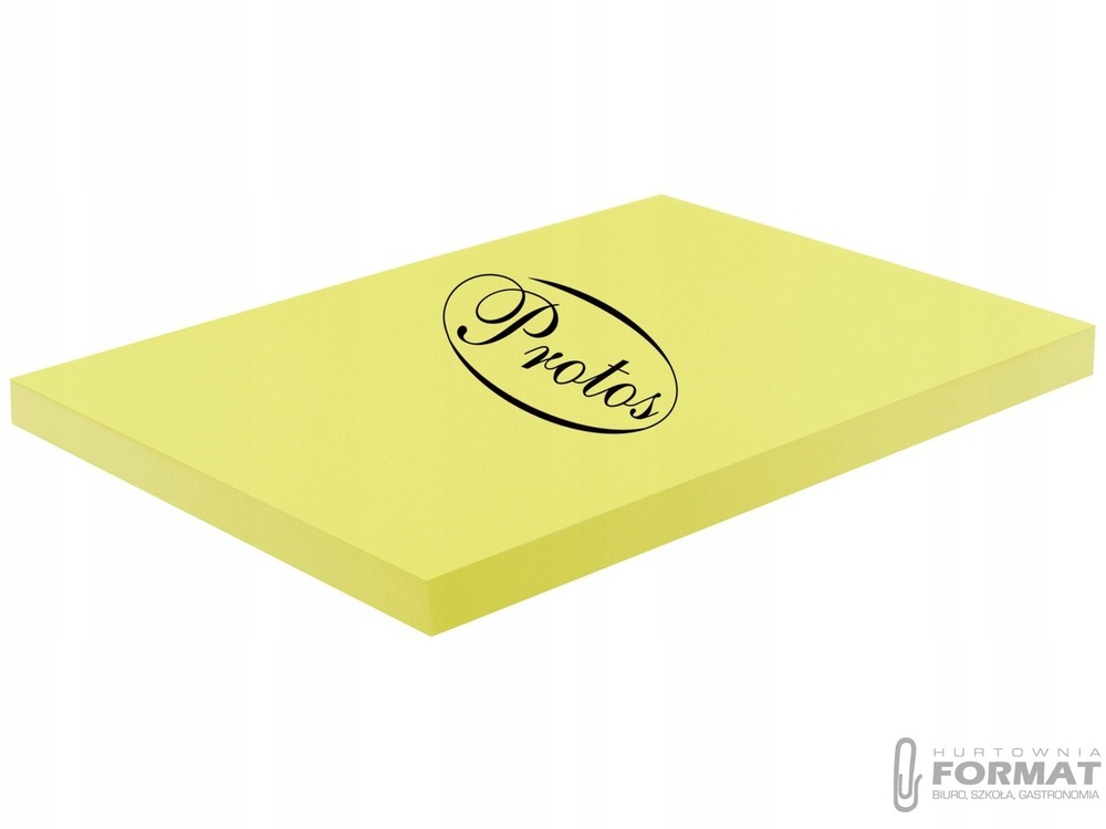 PAPIER KSERO KOLOR PROTOS A4 160G JASNO ŻÓŁTY 1