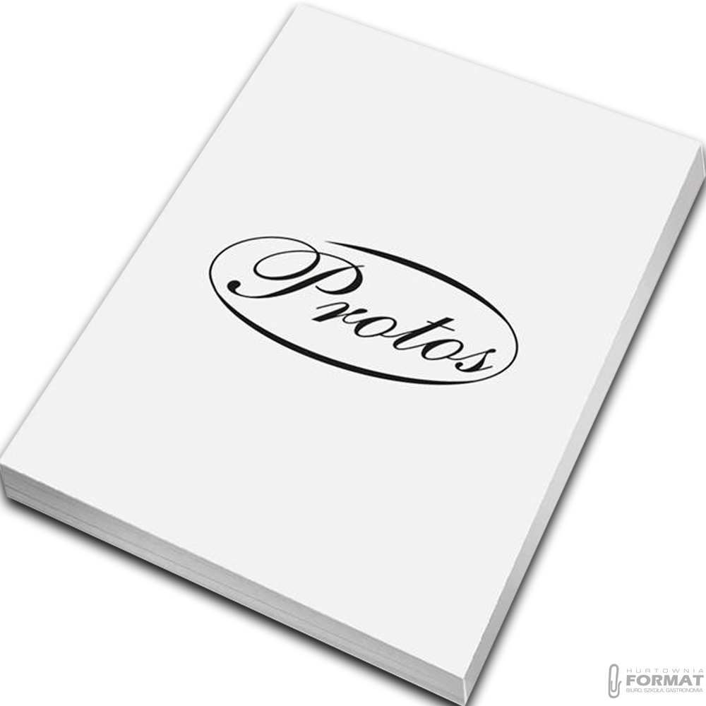 PAPIER KSERO KOLOR PROTOS A4 160g BIAŁY 50 ARKUSZY KARTEK 1