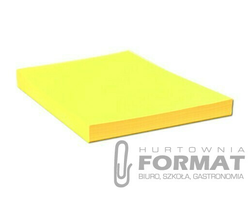 PAPIER KSERO KOLOR A100 FLUO ŻÓŁTY 1