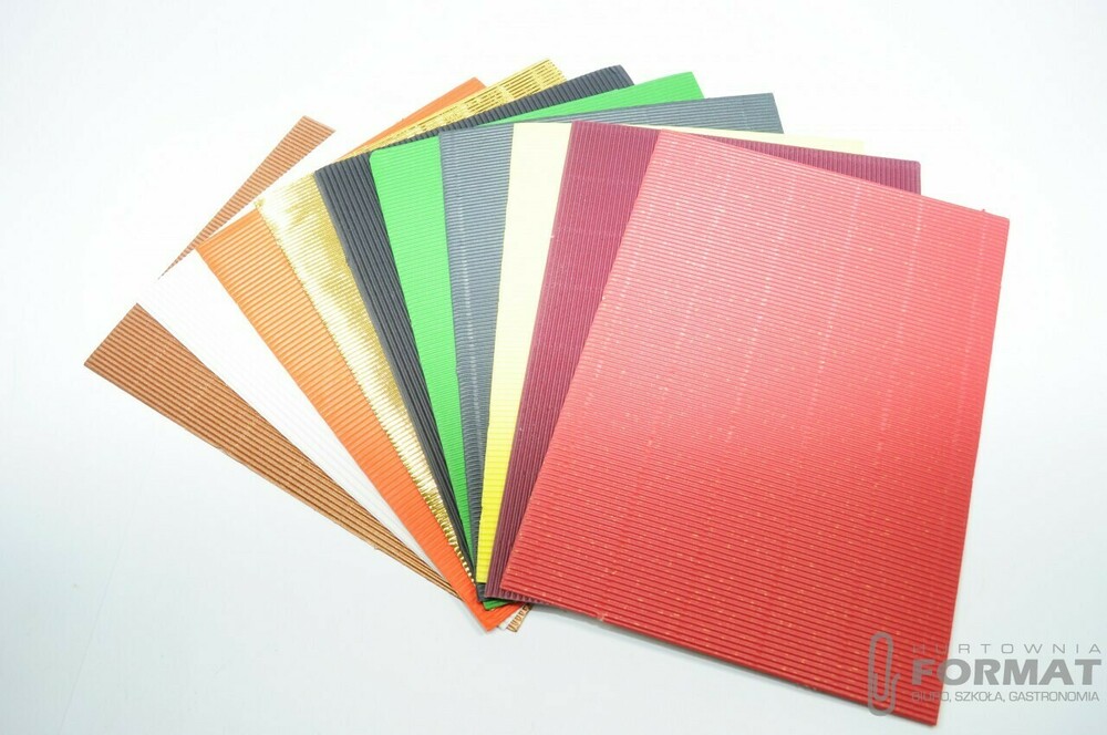 TEKTURA FALISTA A4 10KOL. MIX KW 1