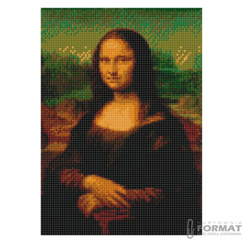 Zestaw kreatywny Flamingo Line Diamentowa mozaika 30x40cm Mona Lisa (TMS29478) 1