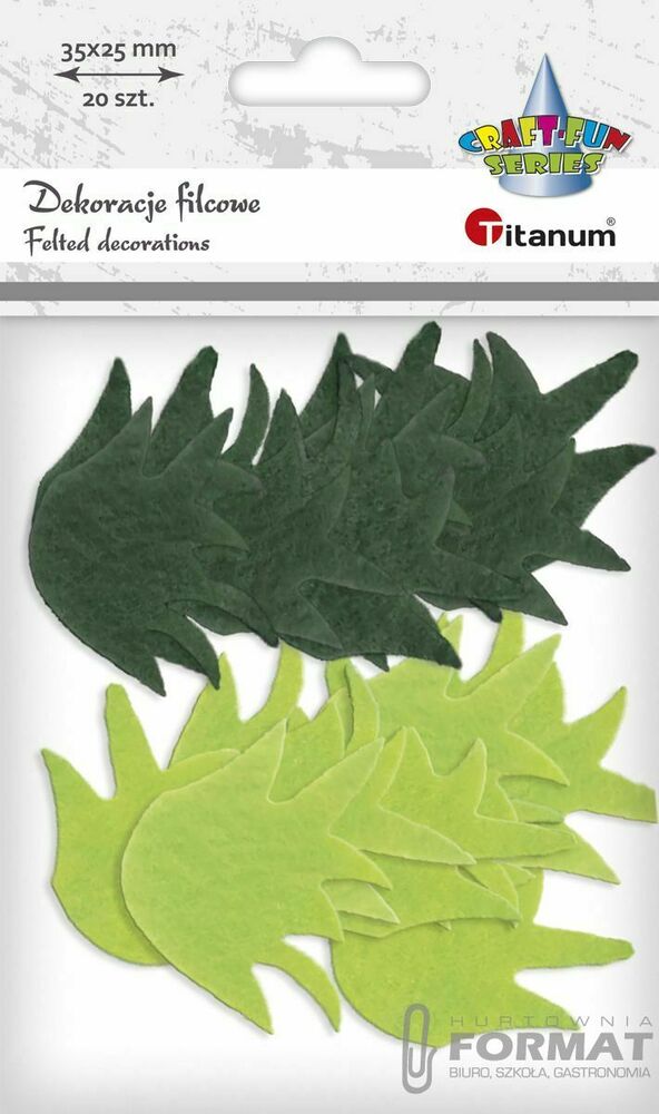 Ozdoba filcowa Titanum Craft-Fun Series trawka (3631) 1