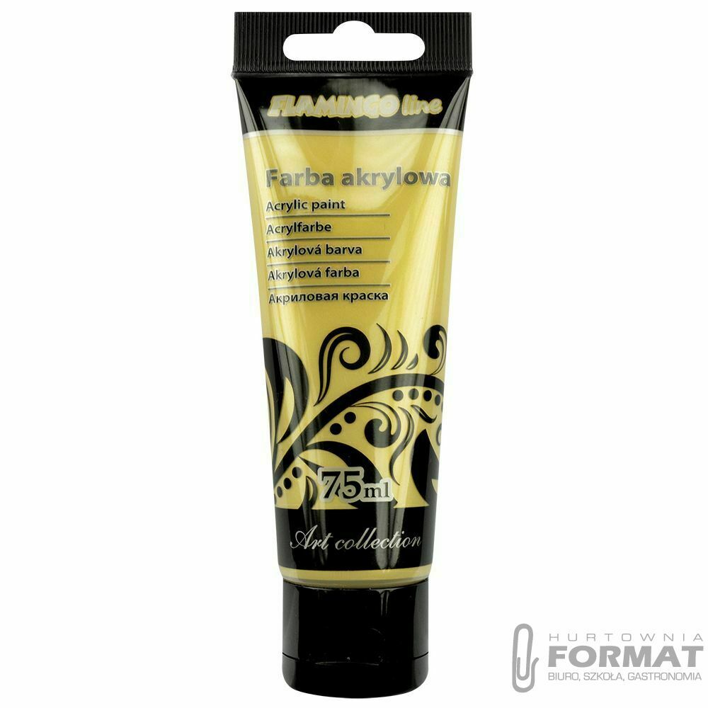 Farba akrylowa 75 ml Flamingo złota 1