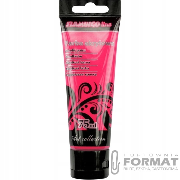 FARBA AKR.75ML 105 FLUO RÓŻOWY 1