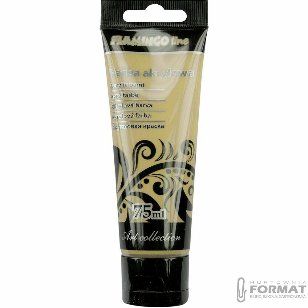 Farba akrylowa Flamingo Line Pastel kolor: kremowy 75ml (078) 1