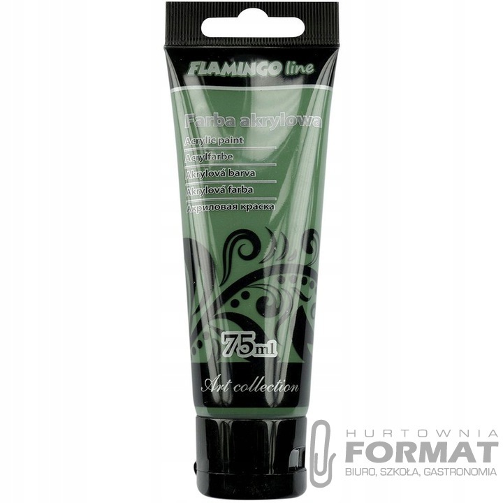 FARBA AKR.75ML 049 CIEMNOZIELO 1