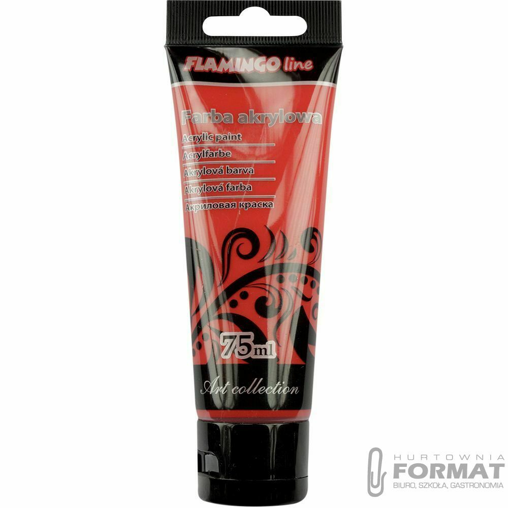 FARBA AKR.75ML 027 CZERWONY 1