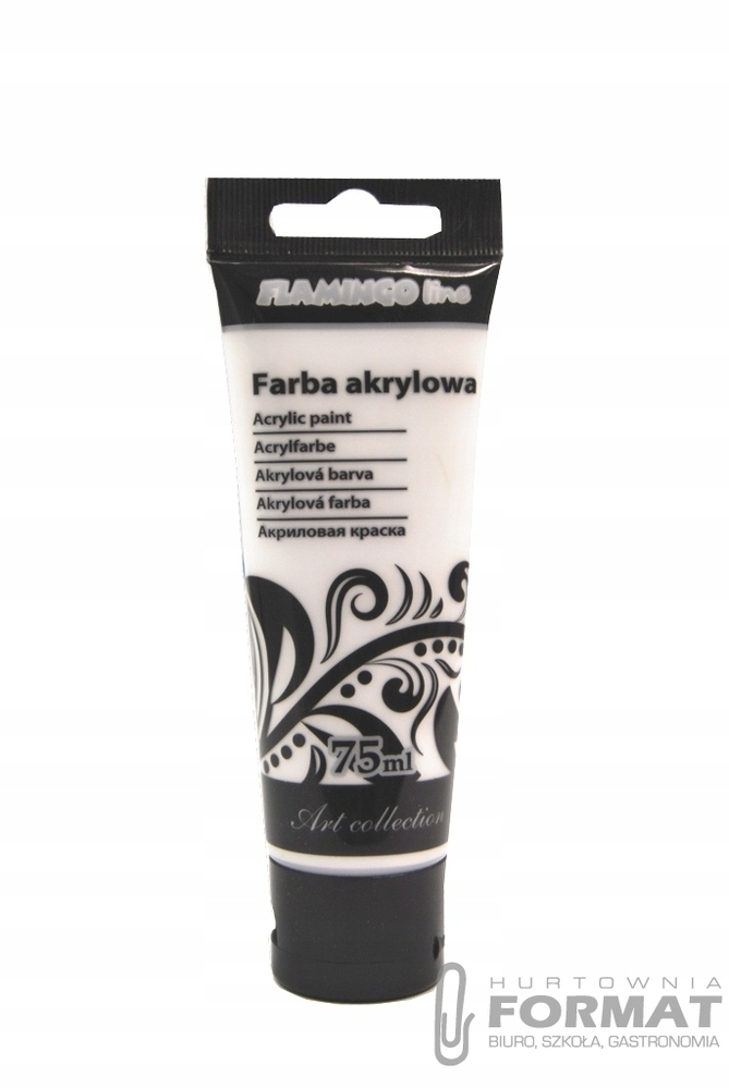 FARBA AKR.75ML 001 BIEL TYTAN. 1