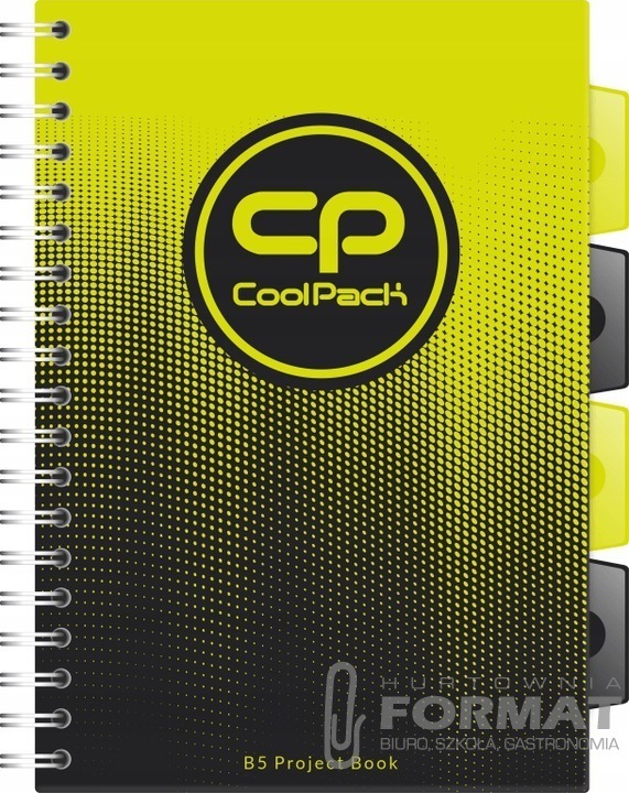 Kołozeszyt B5 100k Gradient lemon 04798 CoolPack 1