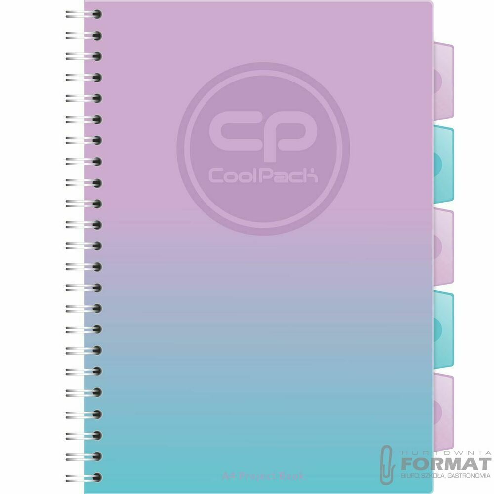 CoolPack Kołozeszyt A4 Gradient Blueberry 1