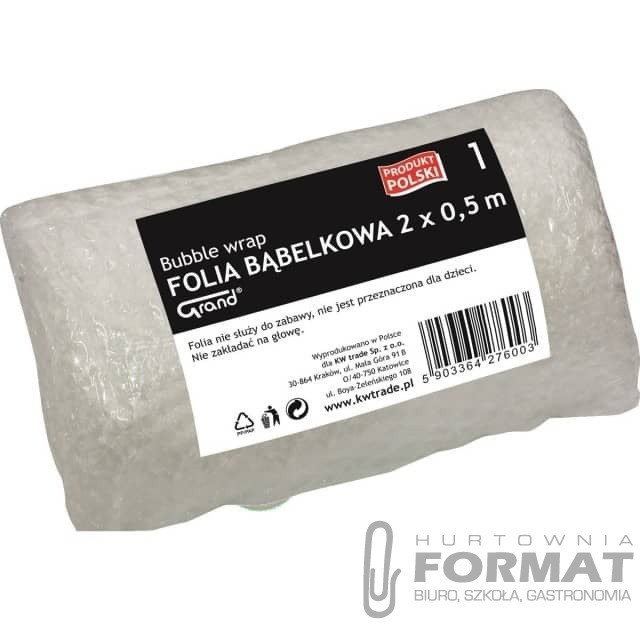 FOLIA BĄBELKOWA 2X 0,5M 1