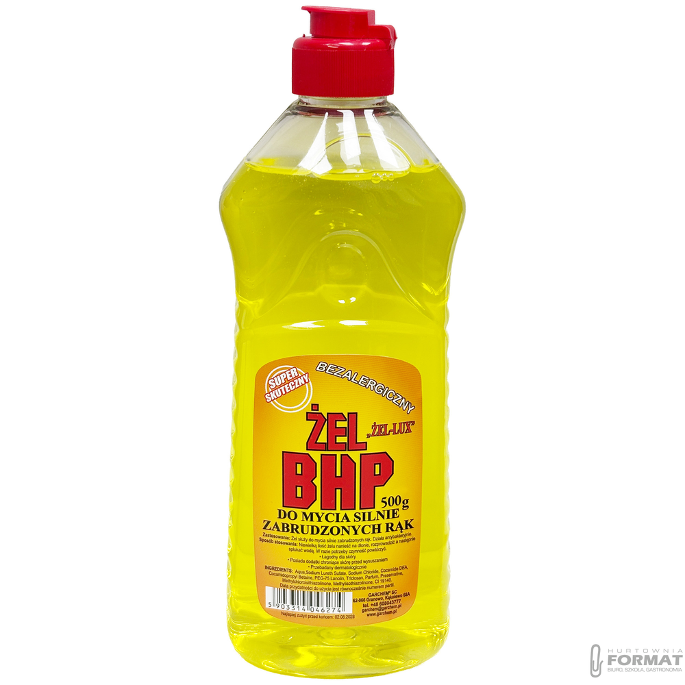 ŻEL BHP 0,5L DO RĄK 1