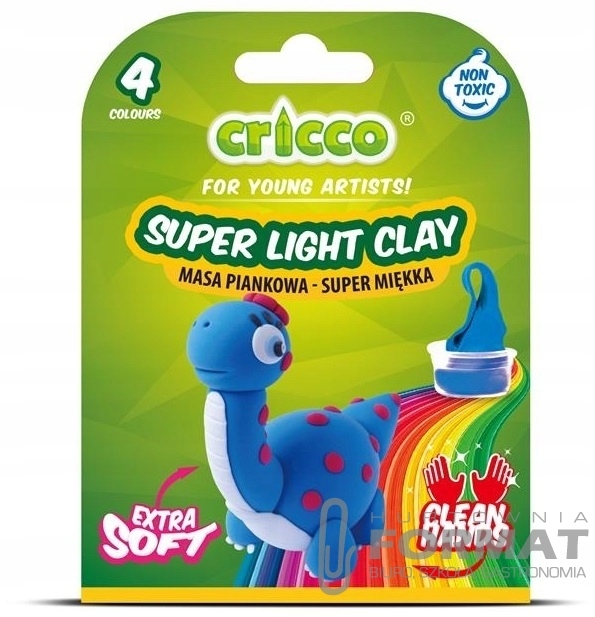MASA PIANKOWA CRICCO ZESTAW MINI 30G dinozaury 1
