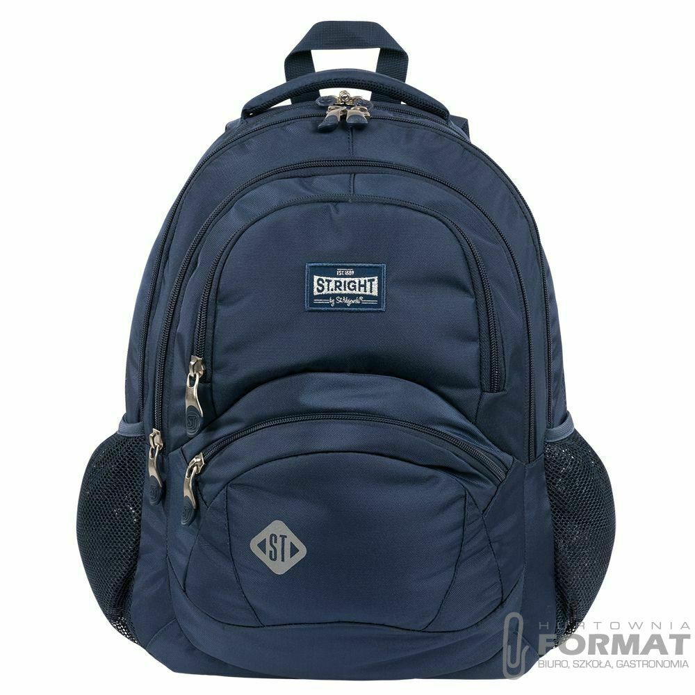PLECAK 4-KOMOROWY STRIGHT BP-05 ST.NAVY BLUE VINTA 1