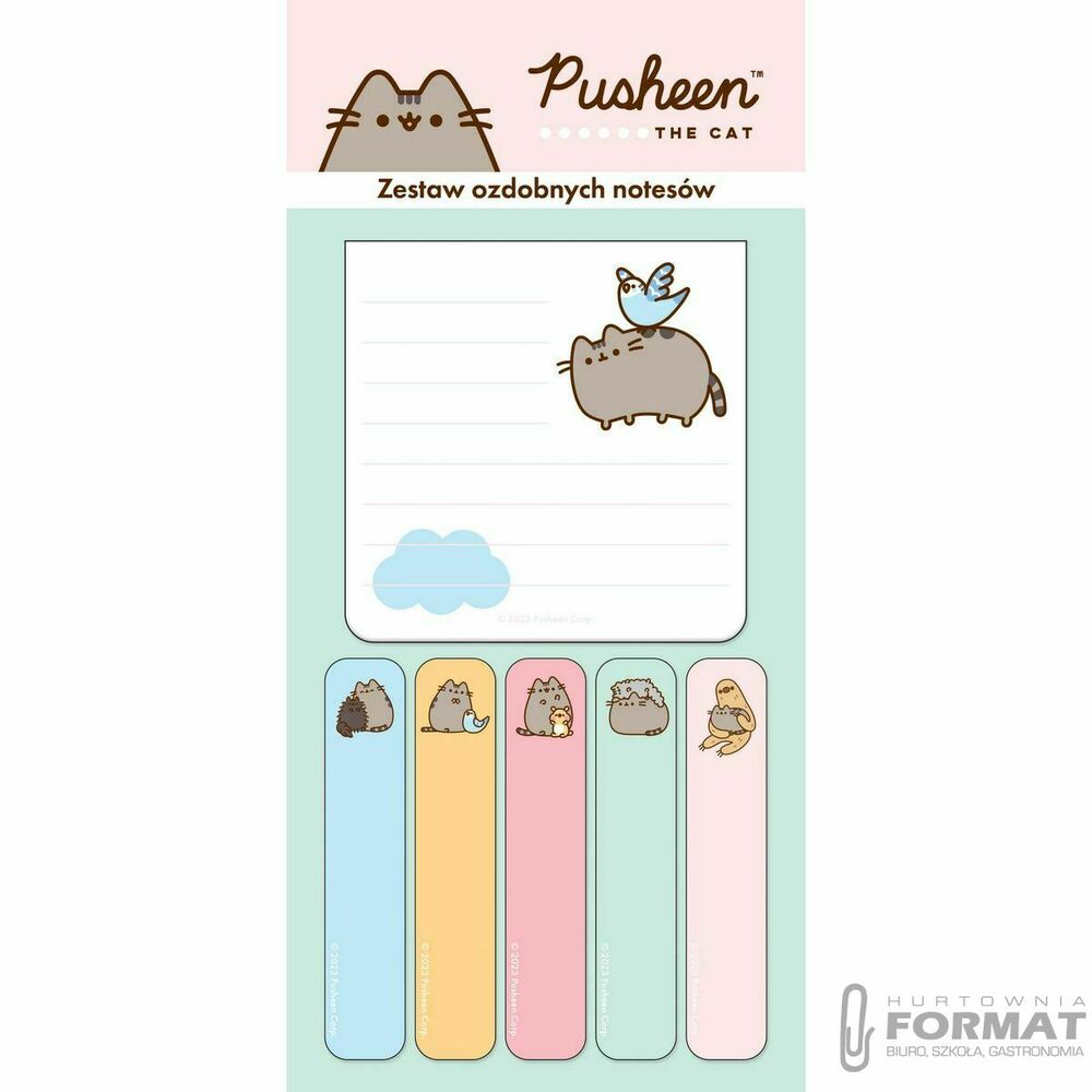Zestaw notesów 30k 6 szt Pusheen 1