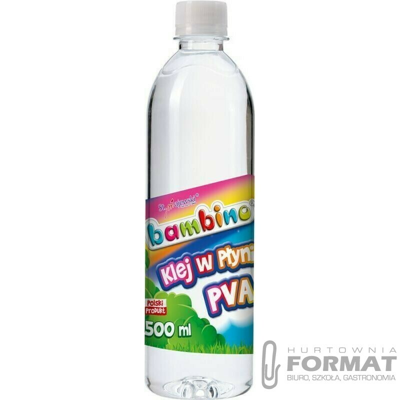 Klej w płynie PVA BAMBINO 500 ml 1